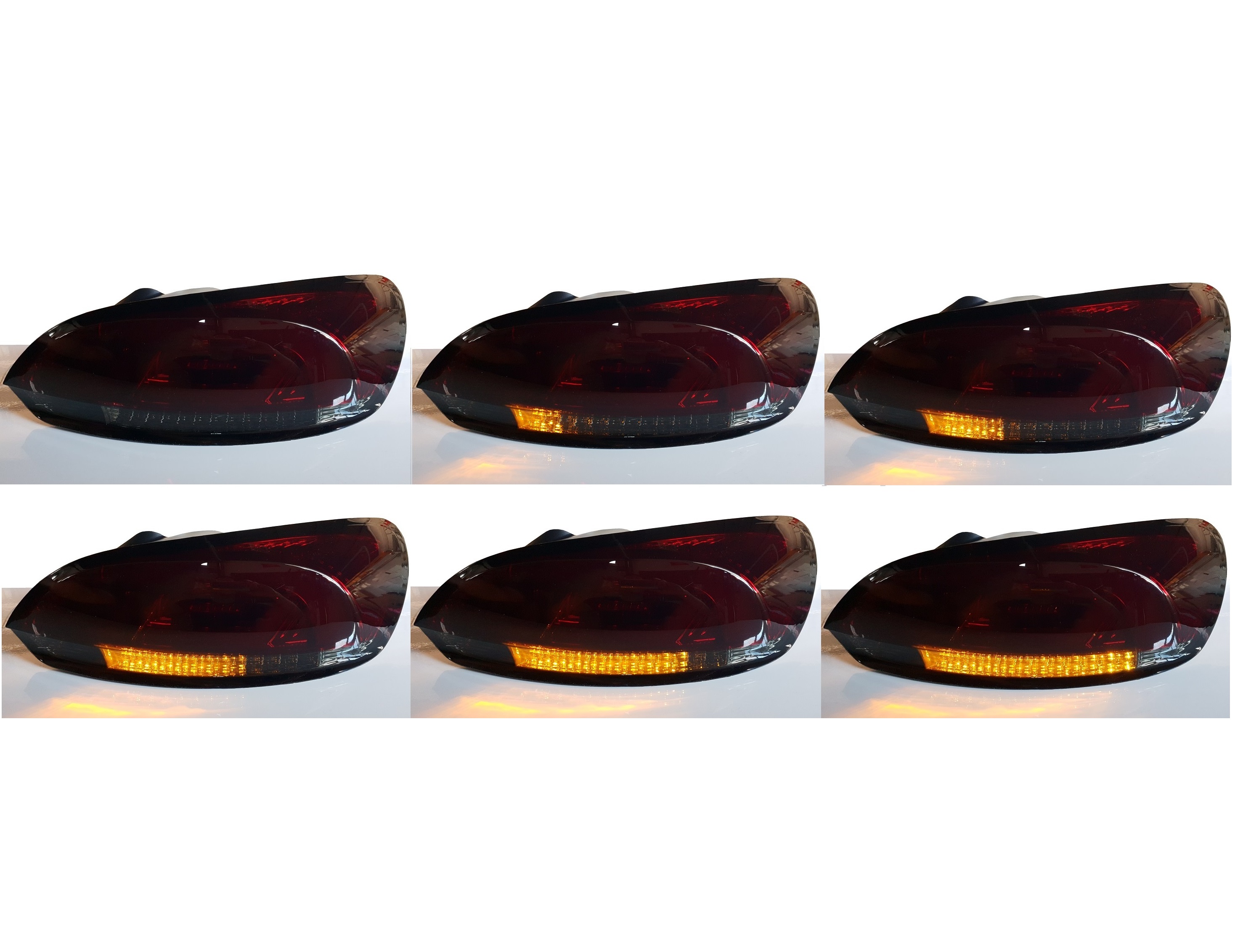 LED Rückleuchten rot rauch mit dynamischem Blinker für VW SCIROCCO 08-14