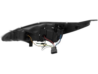 Tagfahrlicht-Optik Scheinwerfer für Ford Fiesta JA8 08-12 schwarz
