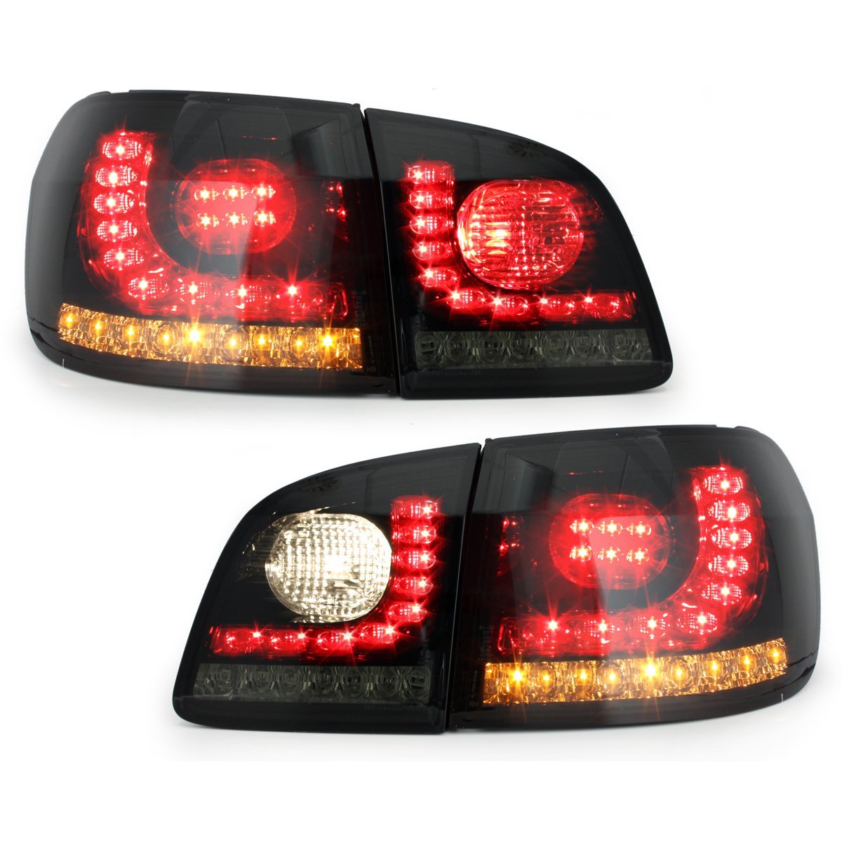 LITEC LED Rückleuchten für VW Golf 6 Plus 08+ black/smoke schwarz