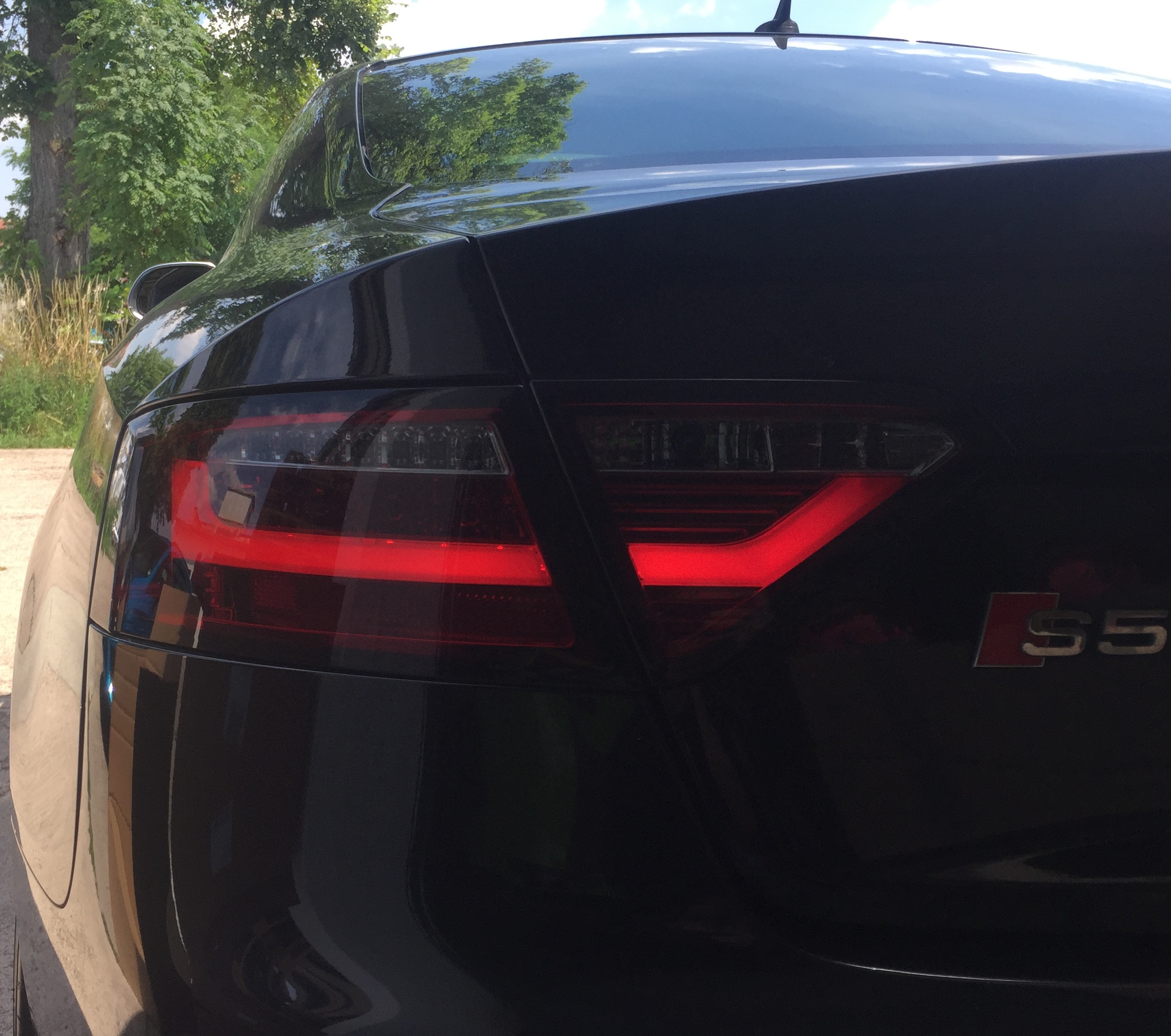 LED Rückleuchten für Audi A5 8T 8F 07-11 rot-rauch LED-Serie