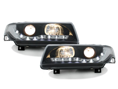 Scheinwerfer für VW Passat 35i 93-96 Tagfahrlicht-Optik schwarz