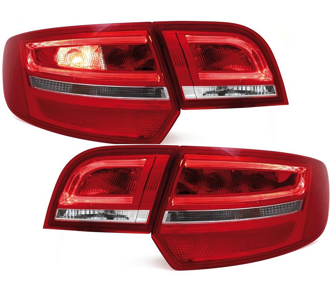 LED Rückleuchten für Audi A3 8P Sportback 04-08 rot/klar DEPO
