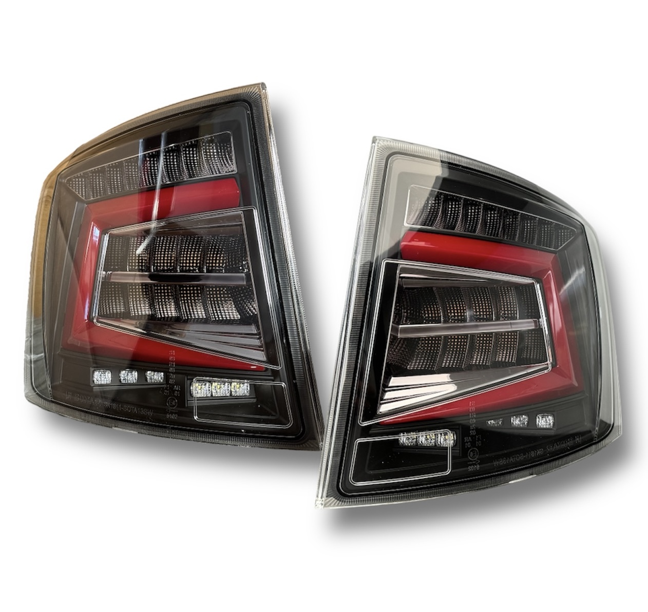 LED Rückleuchten für Skoda Octavia 3 III 5E Kombi 12-19 schwarz klar LAUFBLINKER für orig. Led