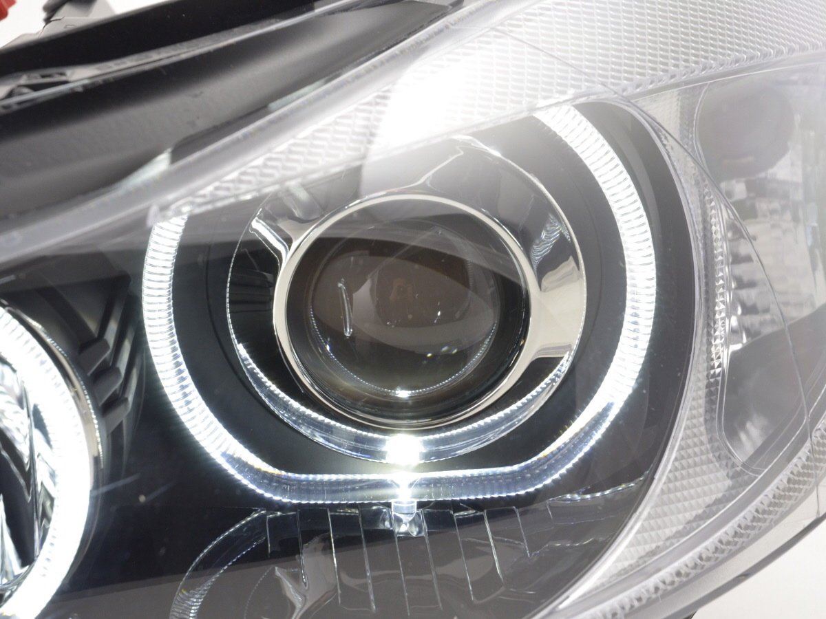 Led Angel Eyes Scheinwerfer schwarz für BMW 3er E90 E91 10/08-12 LCI Facelift DEPO