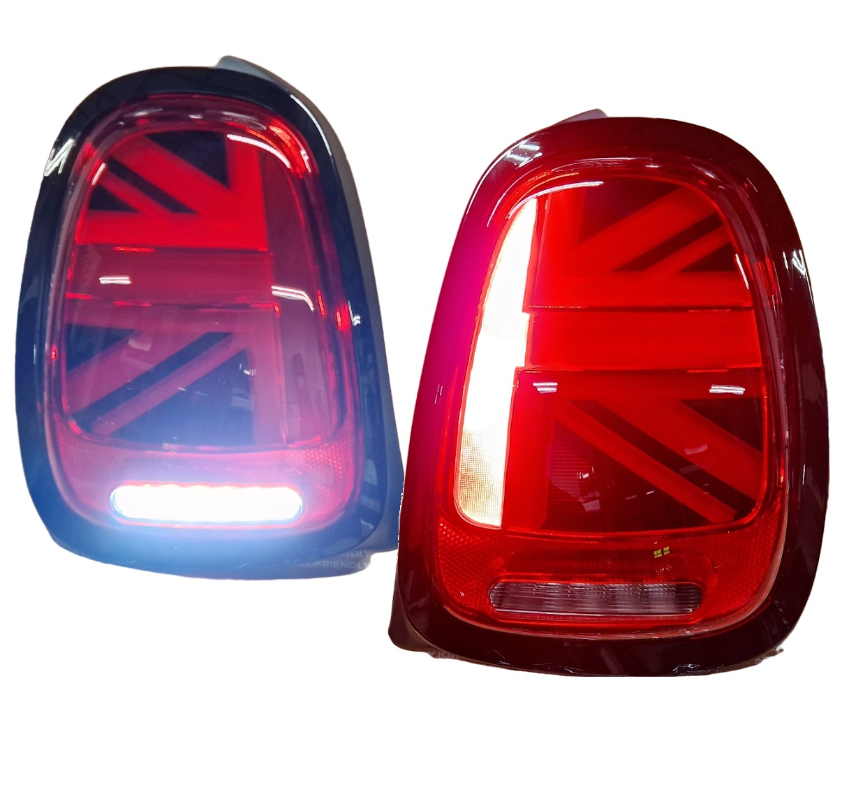 LED Rückleuchten für BMW Mini F55 F56 F57 Bj 14-21 rot Union Jack