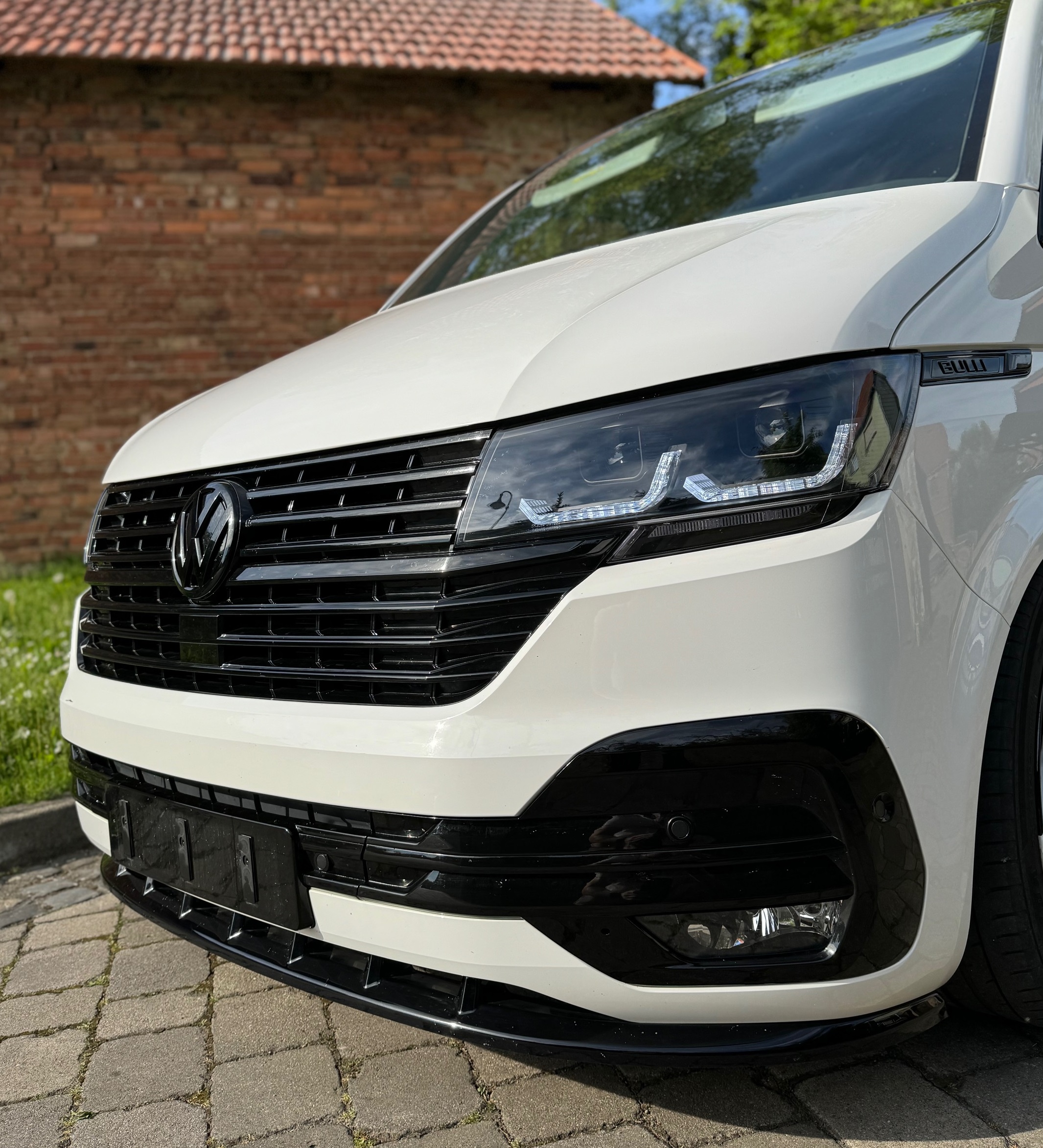 Halogen Scheinwerfer für VW T6.1 Facelift ab 2019 schwarz mit dynamischem Led Blinker