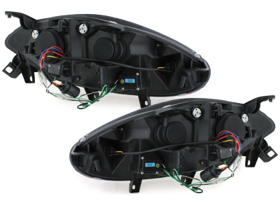 Scheinwerfer für Fiat Bravo 07+ Tagfahrlicht-Optik chrom