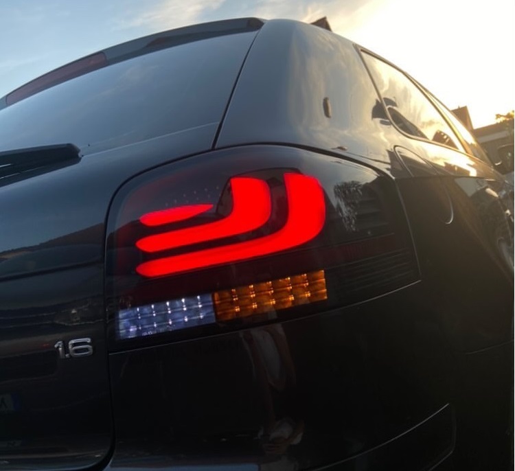 carDNA LED Rückleuchten für Audi A3 8P 3-Türer black/smoke schwarz DYNAMISCHER BLINKER