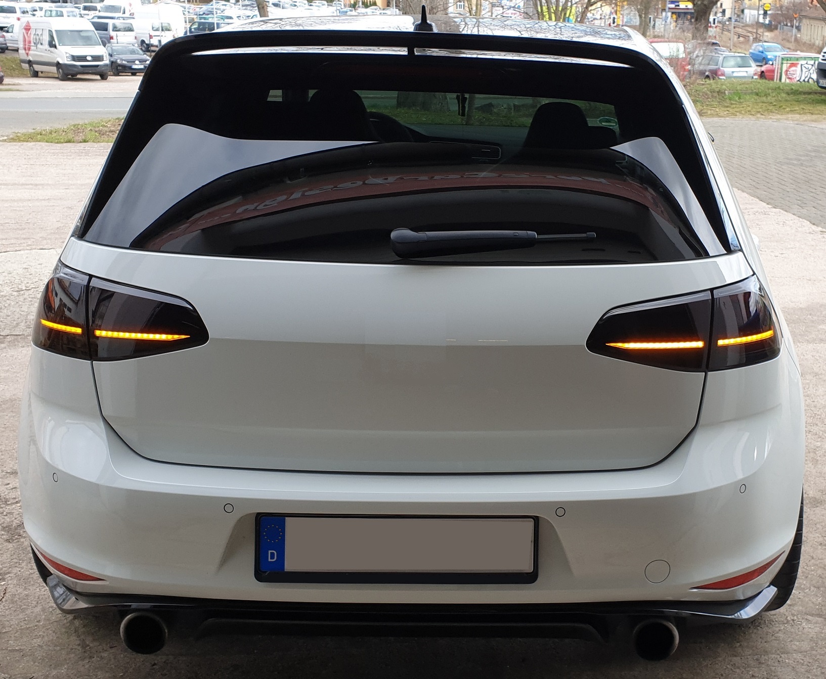 LED Rückleuchten für VW Golf 7 2013-2017 dynamischer LED Blinker rot smoke Litec