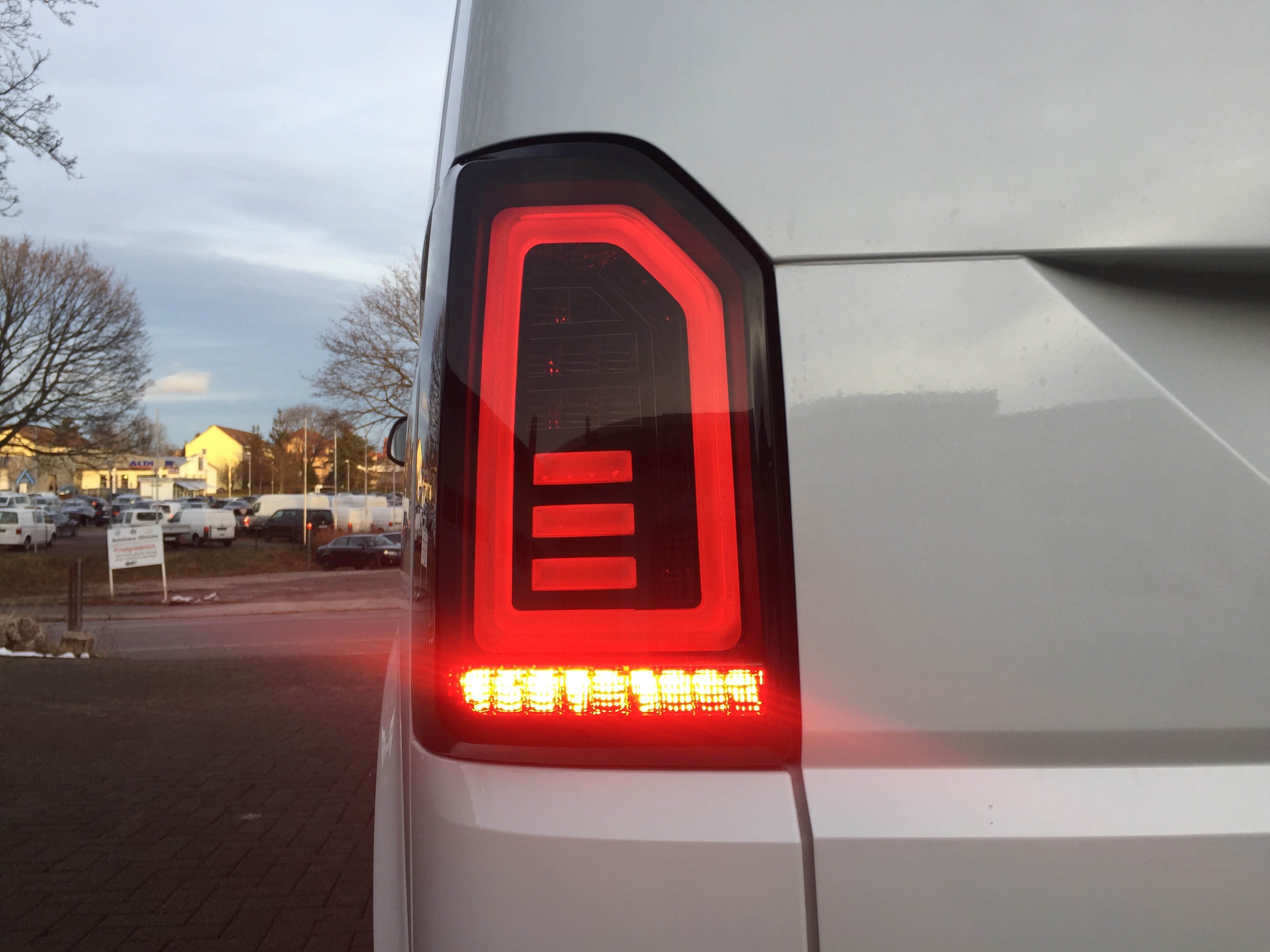Voll LED Rückleuchten für VW T6 2015-2019 schwarz grau