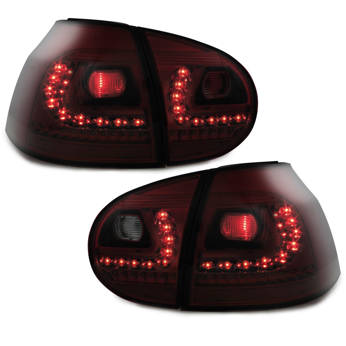 LED Rückleuchten für VW Golf 5 03-09 rot DYNAMISCHER LED BLINKER