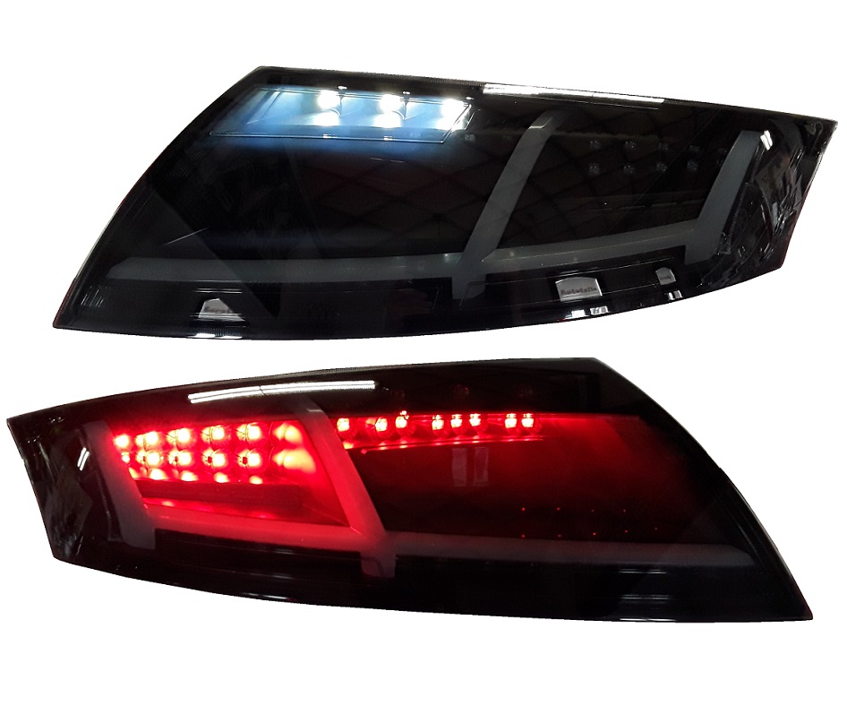 Voll-LED Rückleuchten für Audi TT 8J 06-14 schwarz/rauch 8S-Optik
