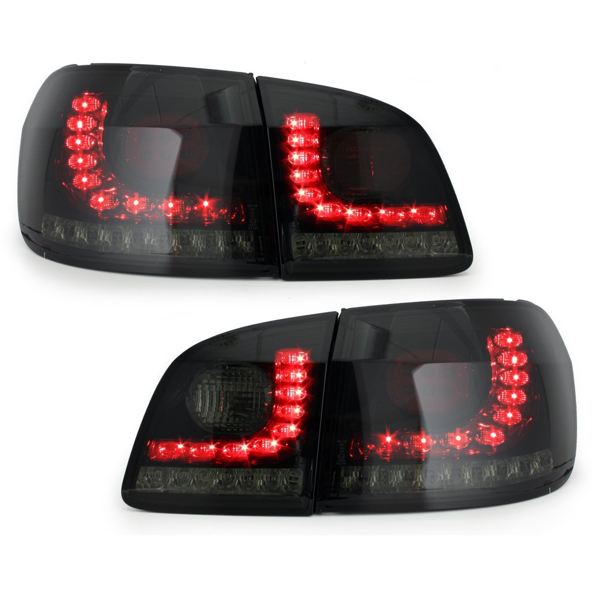LITEC LED Rückleuchten für VW Golf 6 Plus 08+ black/smoke schwarz