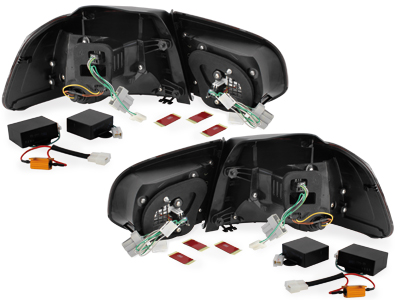 LED Rückleuchten für VW Golf VI 6 08-12 rot smoke