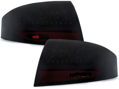 LITEC LED Rückleuchten für Audi TT 8N 98-05 schwarz tiefschwarz