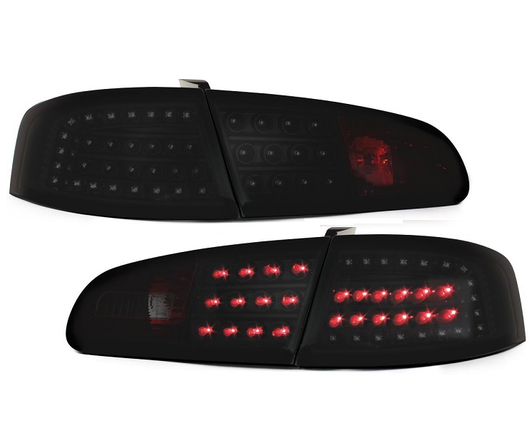 LITEC LED Rückleuchten für Seat Ibiza 6L 02-08 black/smoke schwarz