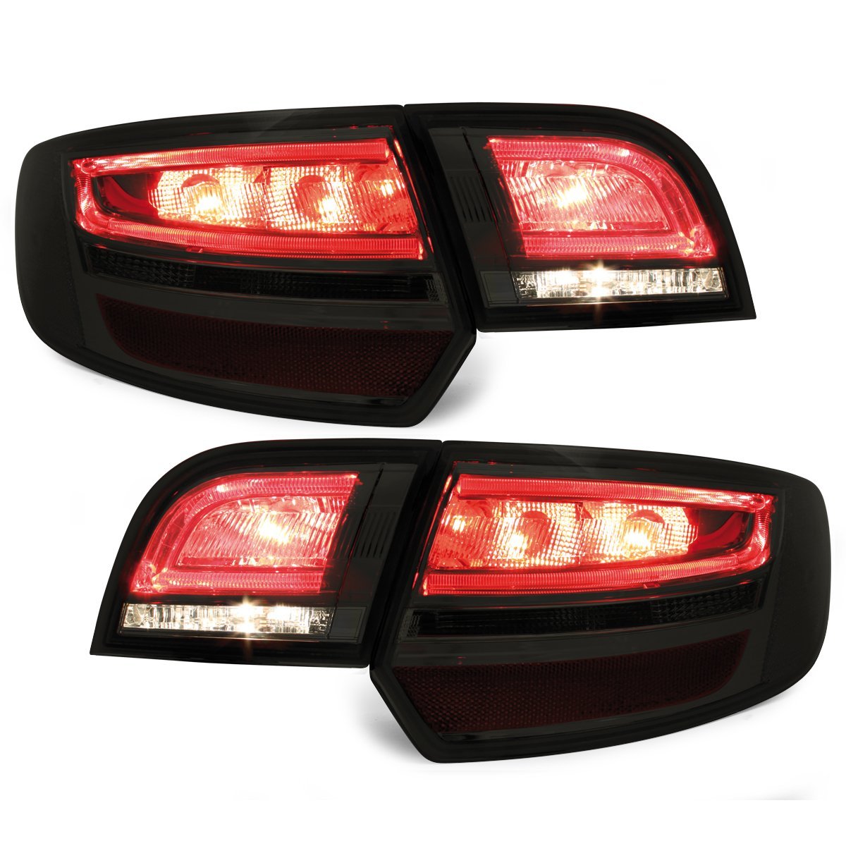LED Rückleuchten für Audi A3 8P Sportback 04-08 smoke / schwarz