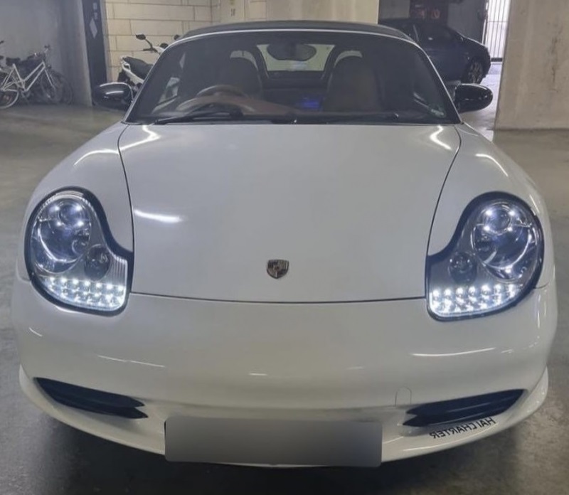 RHD headlights for Porsche 911 / 996 96-04 led positionlight led indicator chrome