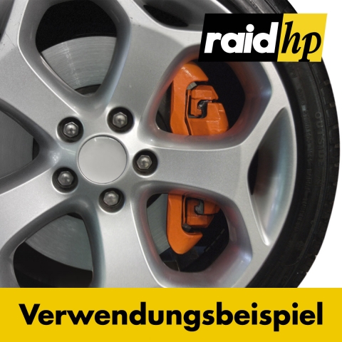 raid hp Bremssattellack orange 6-teilig 2-Komponenten-System