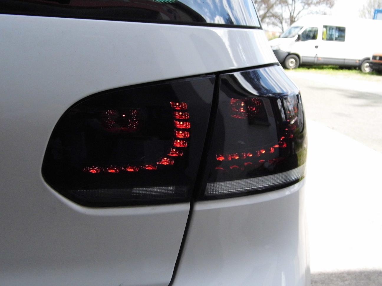 LED Rückleuchten für VW Golf VI 6 08+ schwarz smoke