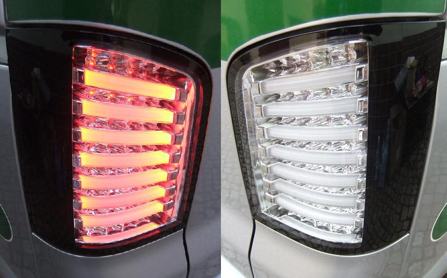 LED Rückleuchten für VW T5 2003- inkl. Facelift schwarz klar