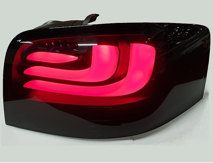 carDNA LED Rückleuchten für Audi A3 8P 03-12 black/smoke schwarz