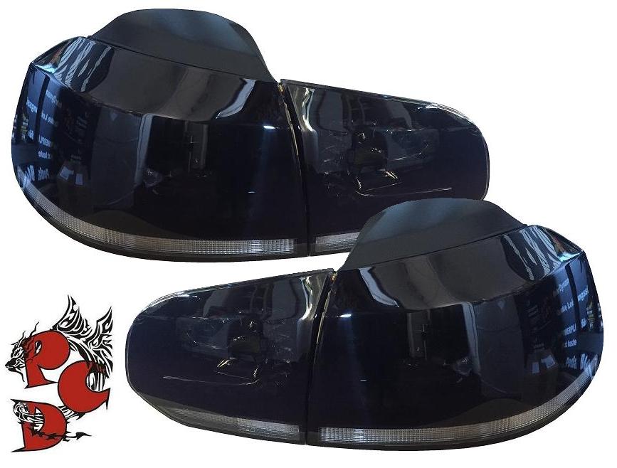 LED Rückleuchten für VW Golf VI 6 08+ schwarz smoke