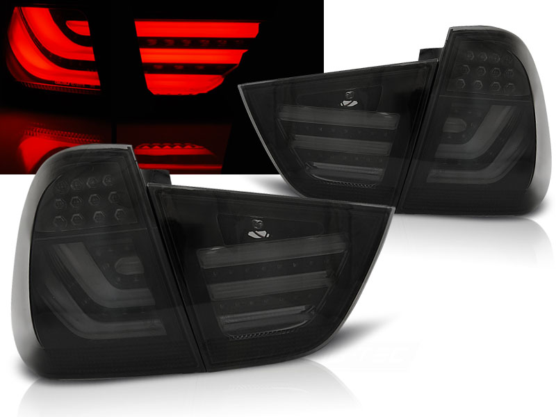 Lightbar Led Rückleuchten schwarz rauch für BMW E91 3er Touring 09-12 LCI