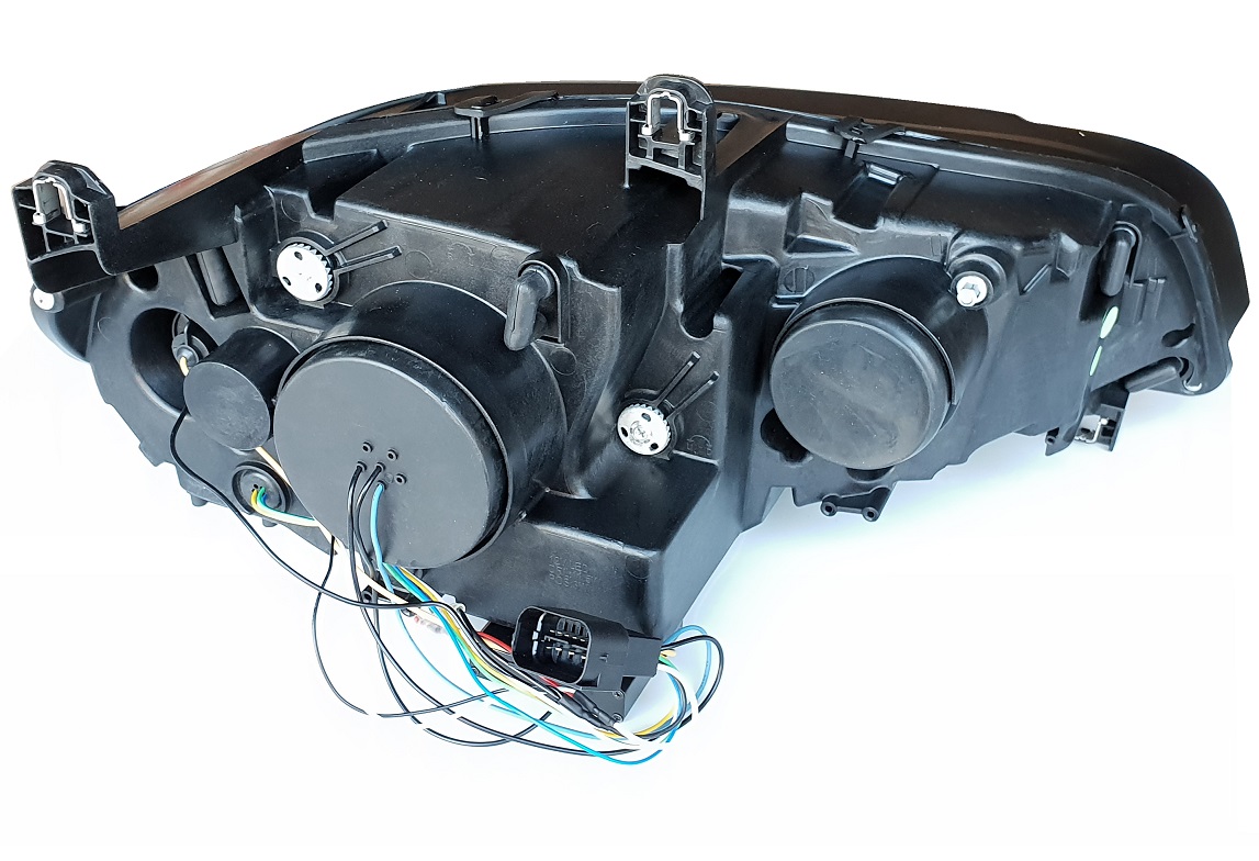 LED Scheinwerfer für BMW X5 E70 2006-2013 mit AFS schwarz Led Tagfahrlicht