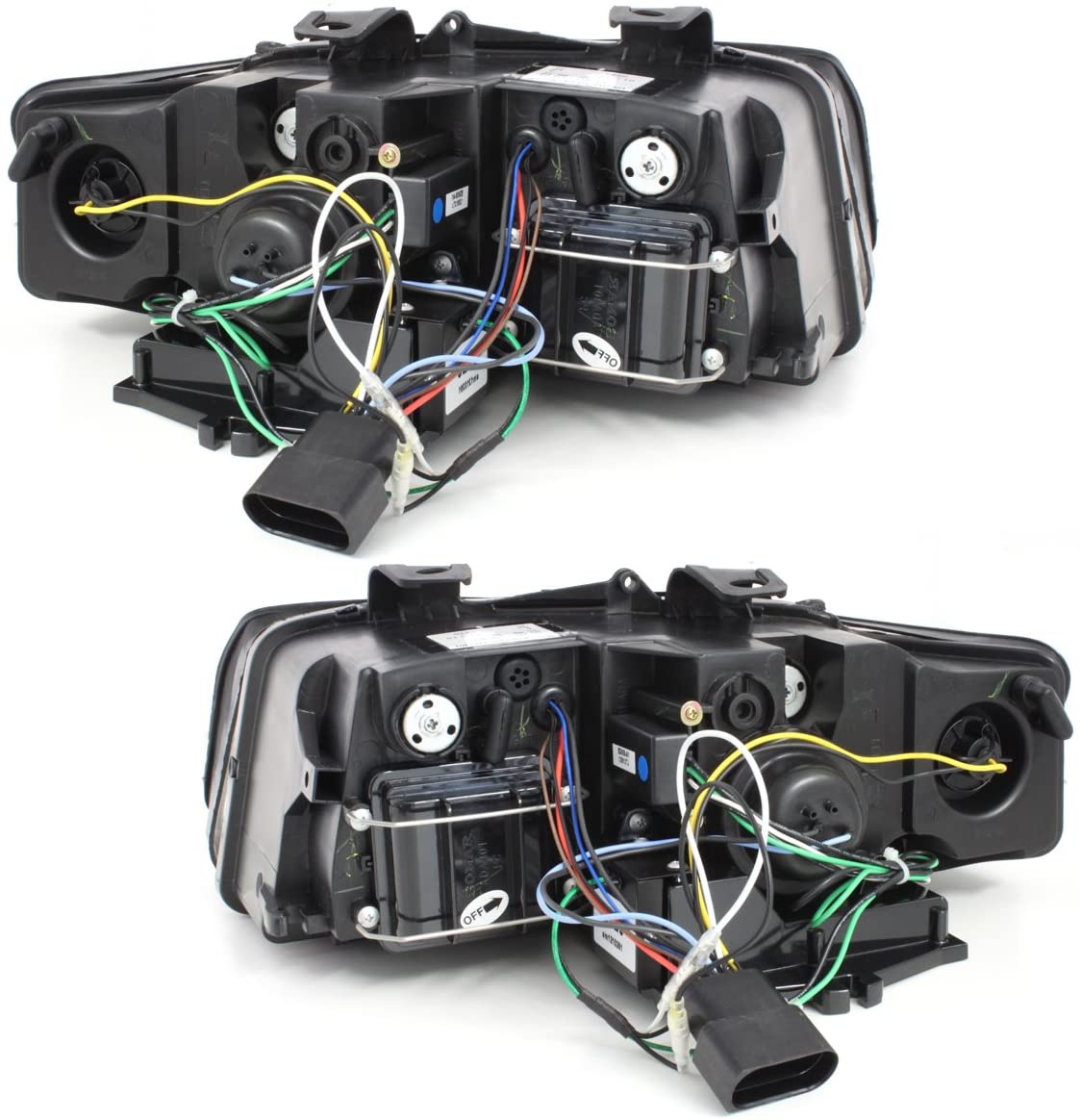Scheinwerfer für AUDI A4 B6 8E 01-04 Tagfahrlicht-Optik chrom Sonar
