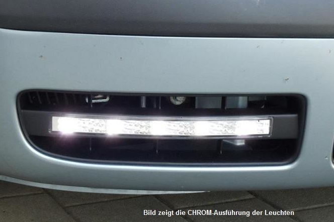 LED Tagfahrlicht + Blende passgenau für Skoda Octavia 1U ab Bj. 2000 mit LGX14Y