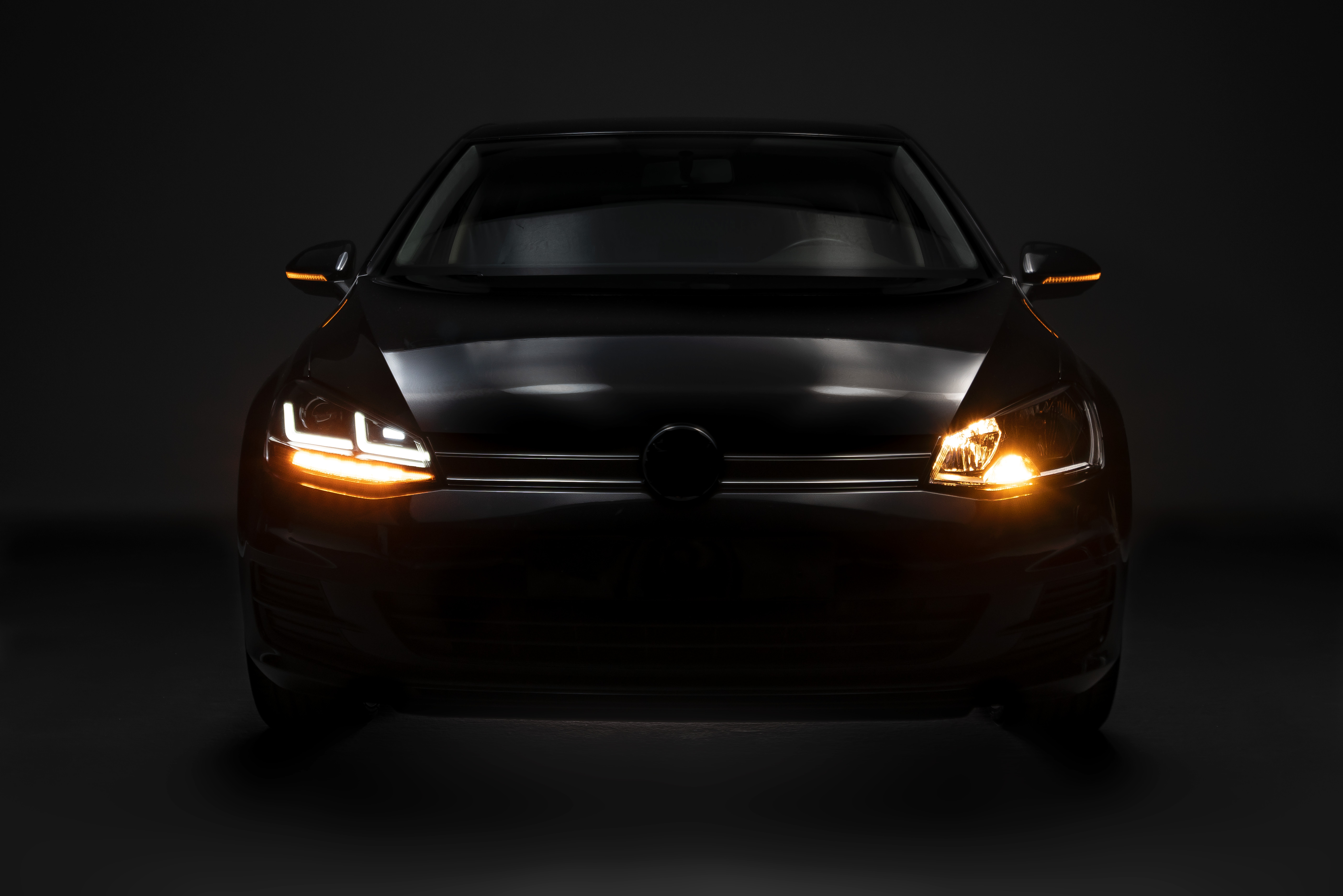 OSRAM LEDriving Scheinwerfer für VW GOLF 7 Facelift 17-20 schwarz rot