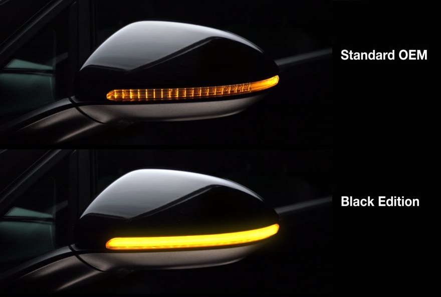 OSRAM Dynamischer LED Spiegelblinker für VW Golf 6 08-12 Laufblinker White-Edition