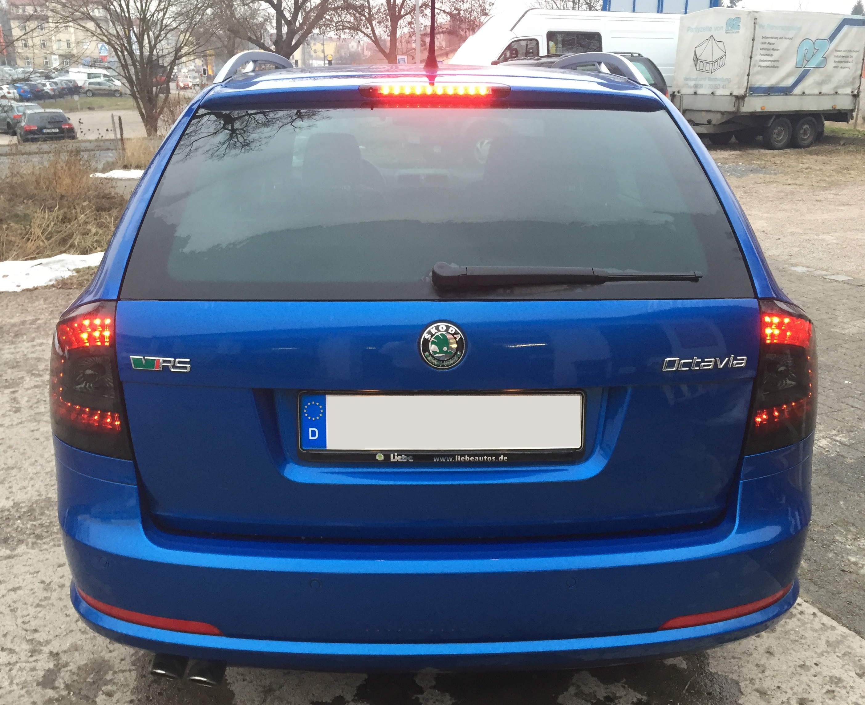 LED Rückleuchten für Skoda Octavia 1Z Kombi 04-10 schwarz