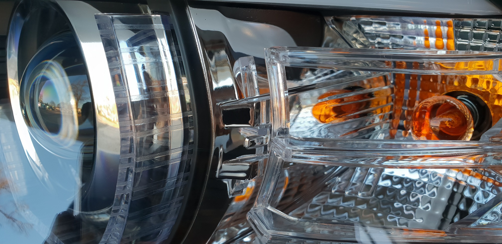 LED Scheinwerfer für BMW X5 E70 2006-2013 mit AFS schwarz Led Tagfahrlicht