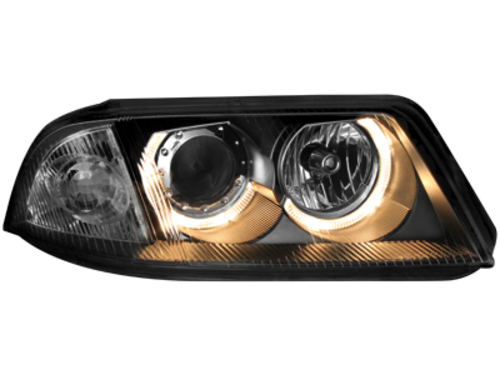 Angel Eyes Scheinwerfer für VW Passat 3BG 00-04 schwarz Depo