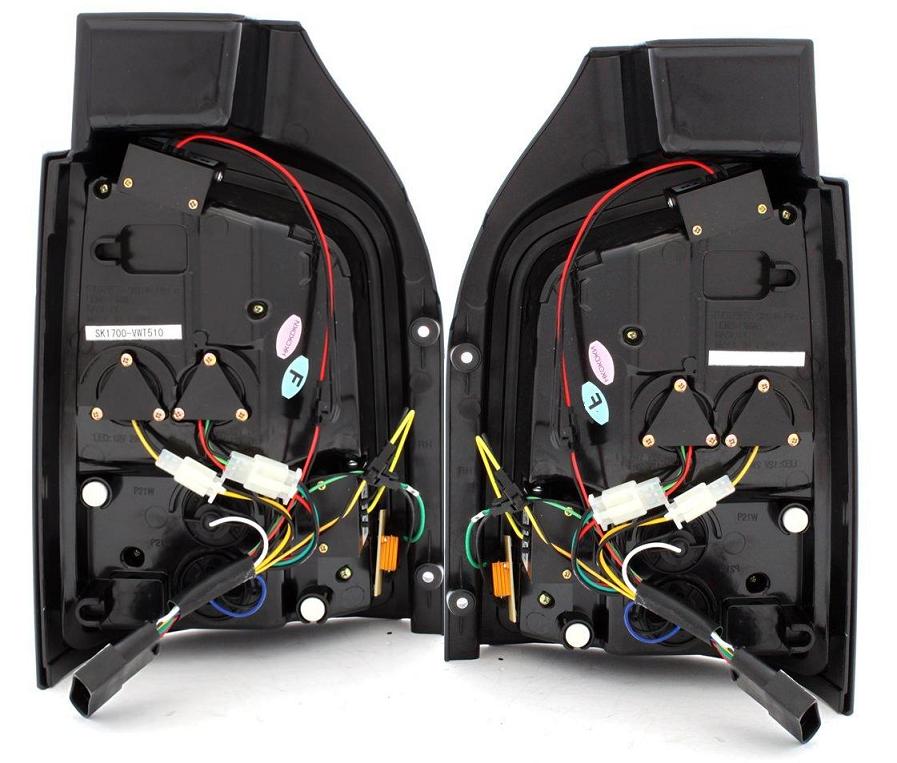 LED Rückleuchten für VW T5 Bus 2009-2015 schwarz smoke Multivan Sonar