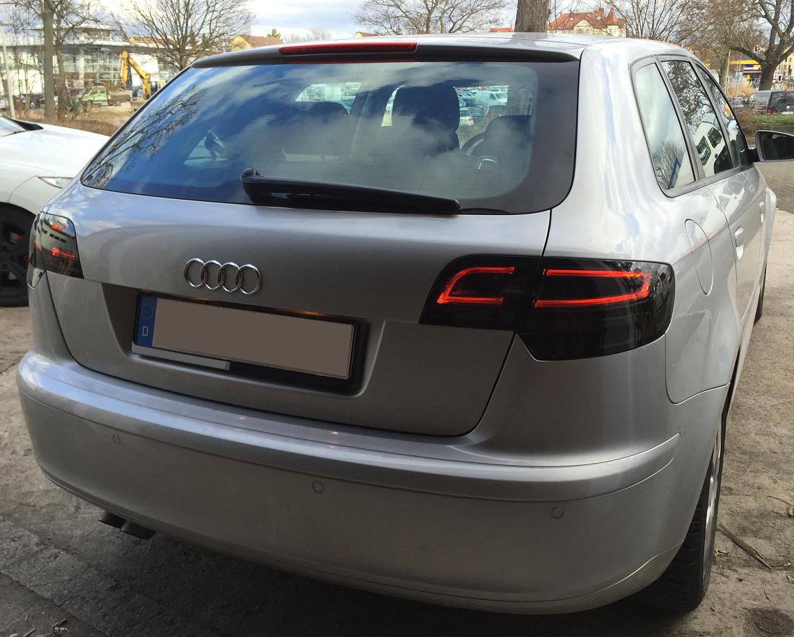 LED Rückleuchten für Audi A3 8P Sportback 04-08 smoke / schwarz