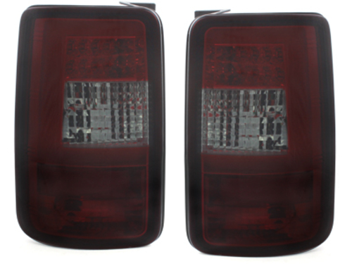 LED Rückleuchten für VW Caddy Bj. 03-15 rot-schwarz LIGHTBAR
