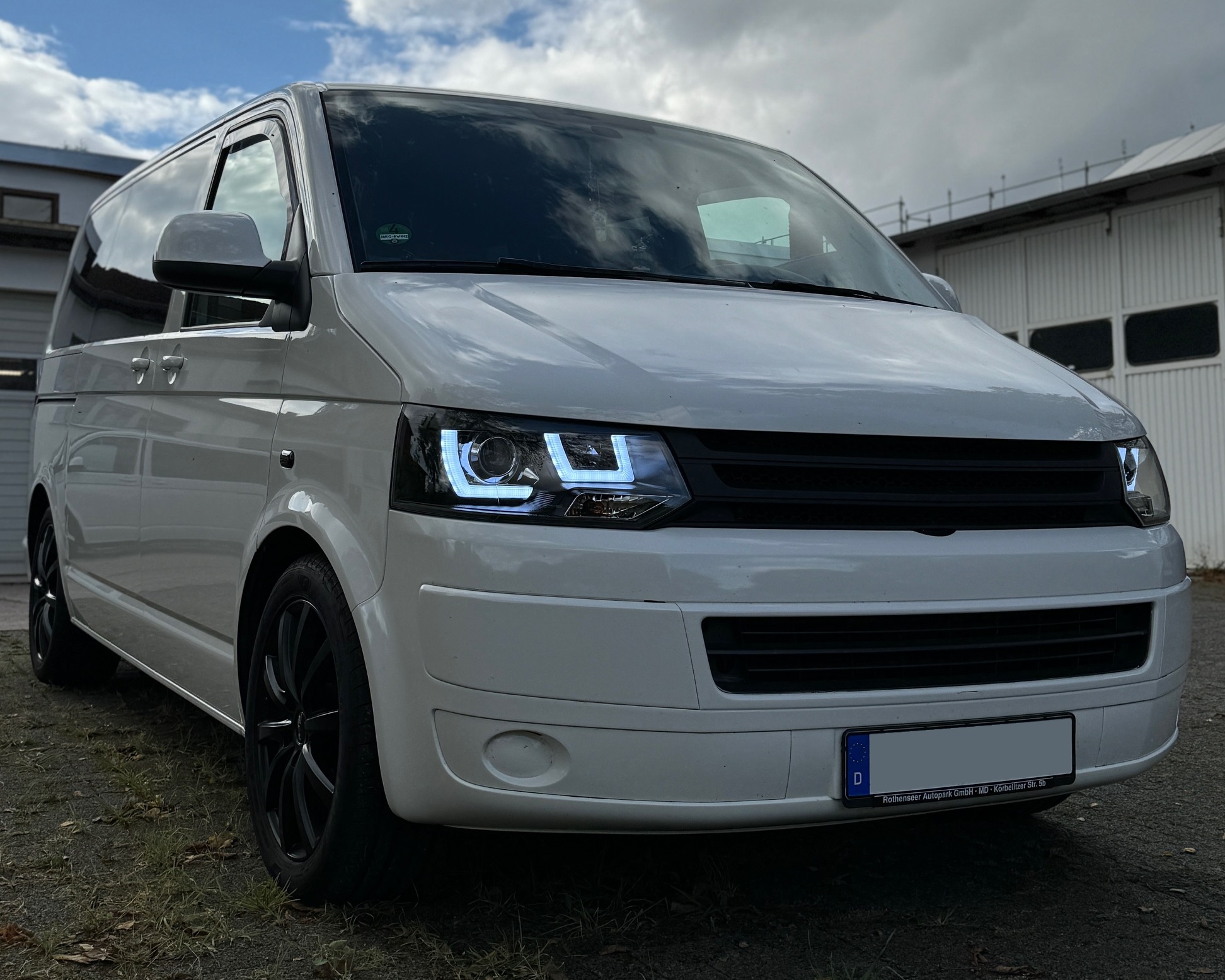 Lightbar Tagfahrlicht Scheinwerfer für VW T5 Bus GP Facelift 09-15