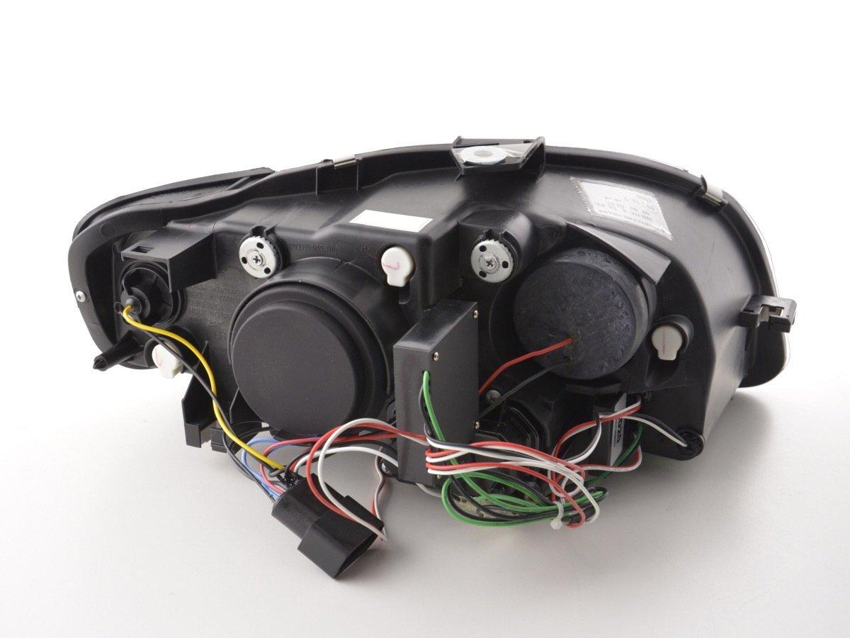 Light-Tube Scheinwerfer für Audi A4 8E B7 04-07 schwarz