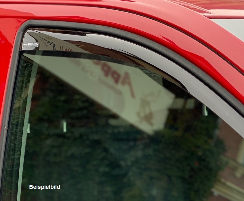 ClimAir WINDABWEISER REGENABWEISER schwarz für Citroen Jumpy V 2016+ mit ABE