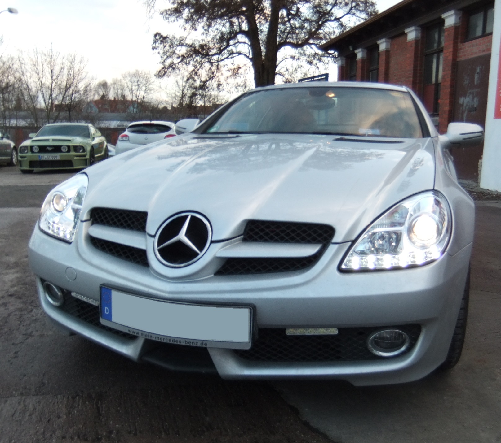 LED TAGFAHRLICHT Scheinwerfer chrom für MERCEDES SLK R171 04-11