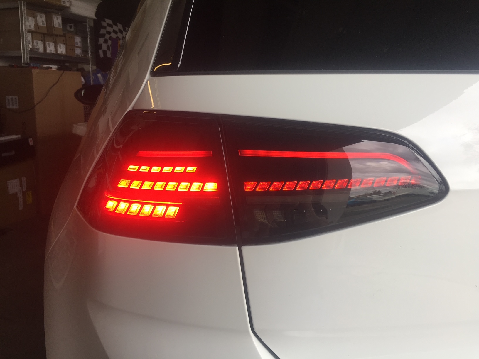 LED Rückleuchten für VW Golf 7 2013-2017 dynamischer LED Blinker rot smoke Litec