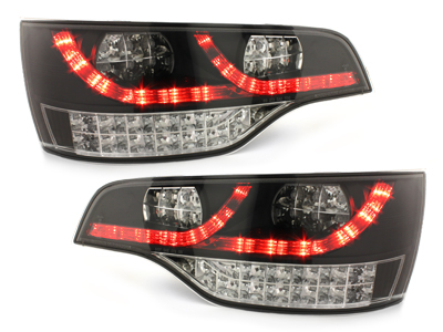 LED Rückleuchten für Audi Q7 05-09 schwarz Klarglas