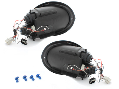 Angel Eyes Scheinwerfer für VW New Beetle 1997-2005 schwarz black