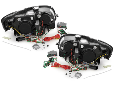 LED TAGFAHRLICHT Scheinwerfer für AUDI A4 B7 04-08 chrom Sonar