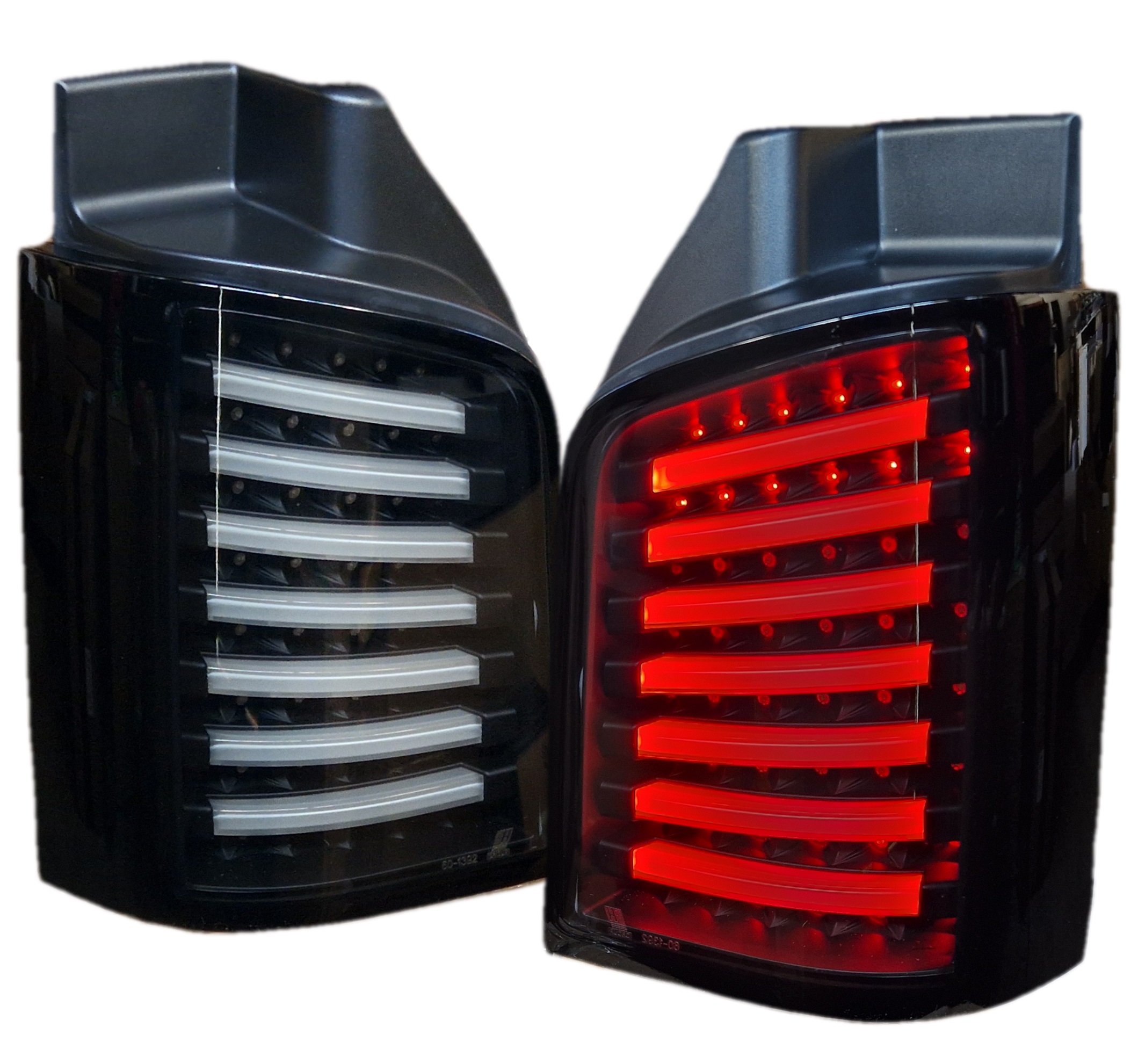 LED Rückleuchten für VW T5 BUS 03-15 inkl. Facelift schwarz rauch
