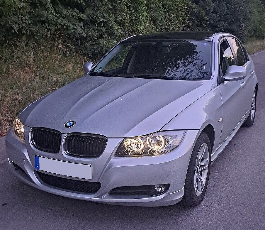Led Angel Eyes Scheinwerfer schwarz für BMW 3er E90 E91 10/08-12 LCI Facelift DEPO