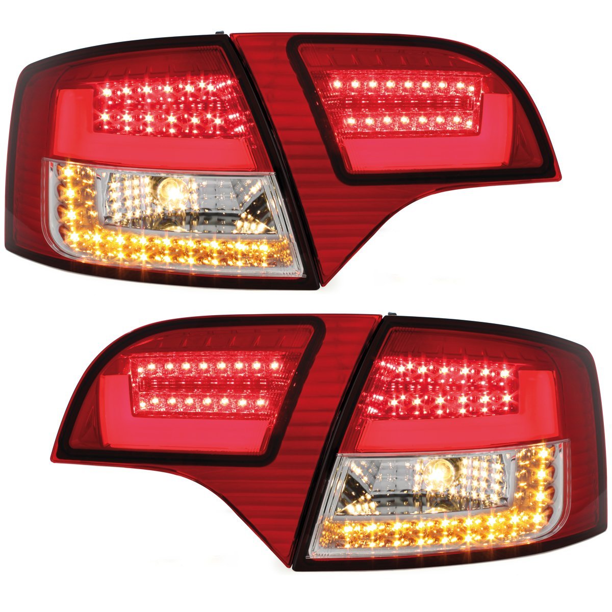 LED Rückleuchten für Audi A4 B7 Avant 04-08 rot mit dynamischem Blinker
